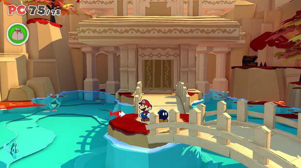 Monte del otoño al 100% en Paper Mario: The Origami King 06