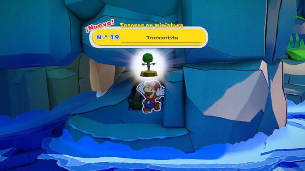 Todos los Tesoros en miniatura en Monte Bellavista de Paper Mario The Origami King - Tesoro en miniatura Nº 19: Troncorista