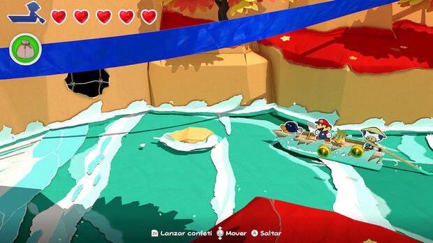 Río revuelto al 100% en Paper Mario: The Origami King 02