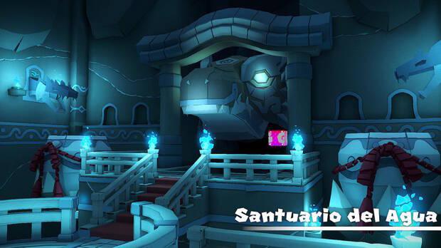 Santuario del agua al 100% en Paper Mario: The Origami King 01