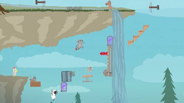 Ultimate Chicken Horse Los mejores juegos con multijugador local