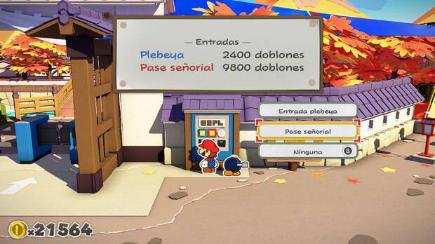 Parque samurái al 100% en Paper Mario: The Origami King - Comprar entrada