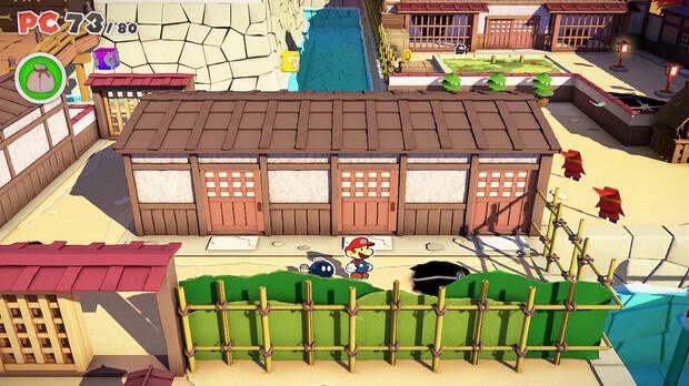 Parque samurái al 100% en Paper Mario: The Origami King 02