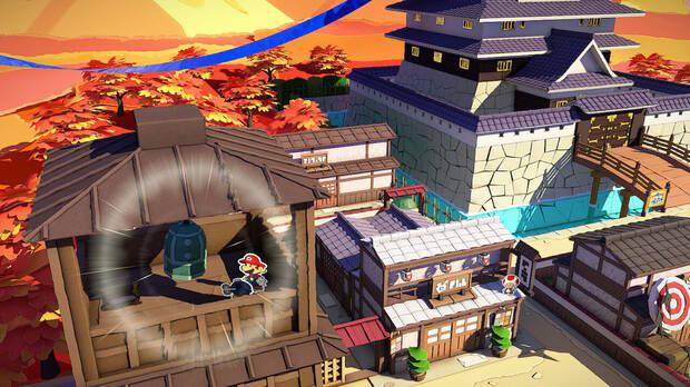 Parque samurái al 100% en Paper Mario: The Origami King 05
