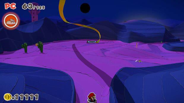 Desierto Menor de Lija al 100% en Paper Mario: The Origami King 01