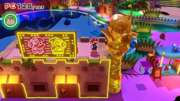 Ciudad Champi al 100% en Paper Mario: The Origami King 02