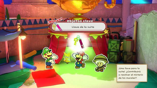 Ciudad Champi al 100% en Paper Mario: The Origami King - Llave de la suite