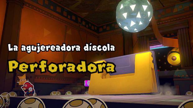 Paper Mario: The Origami King - Estrategia para derrotar al jefe final Perforadora