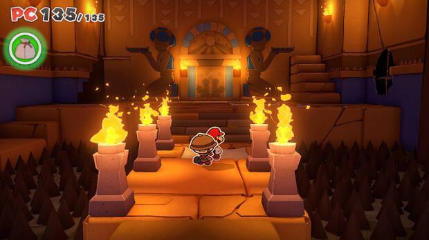 Templo Champi al 100% en Paper Mario: The Origami King 01