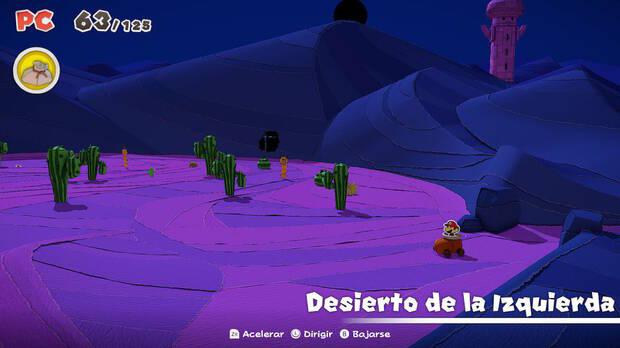 Desierto de la Izquierda al 100% en Paper Mario: The Origami King 01