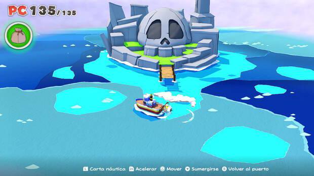 Océano Eterno al 100% en Paper Mario: The Origami King - Cómo levantar la niebla