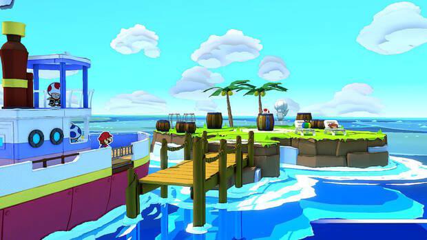Isla Pica al 100% en Paper Mario: The Origami King 01