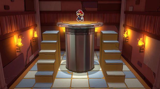 Prueba de la Fuerza en la Isla Diamante al 100% en Paper Mario: The Origami King