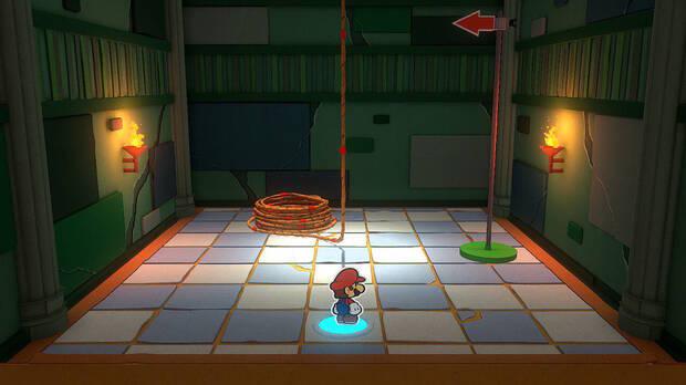 Prueba del Valor en la Isla Diamante al 100% en Paper Mario: The Origami King
