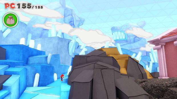 Monte del Hielo al 100% en Paper Mario: The Origami King 01