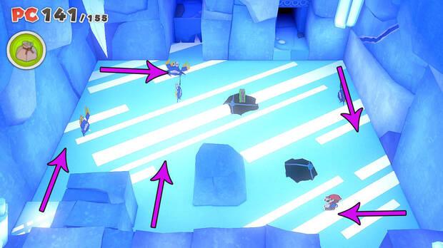 Monte del Hielo al 100% en Paper Mario: The Origami King 02
