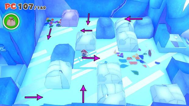 Monte del Hielo al 100% en Paper Mario: The Origami King 05