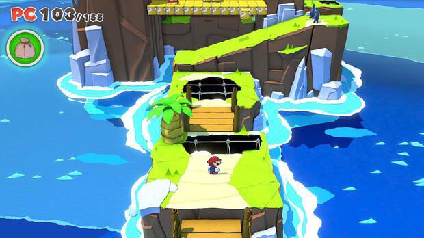 Isla ? al 100% en Paper Mario: The Origami King 01