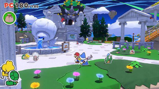 Sparaíso al 100% en Paper Mario: The Origami King 02