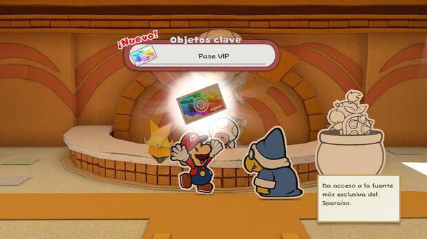 Sparaíso al 100% en Paper Mario: The Origami King - Pase VIP