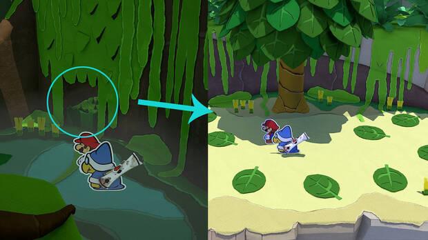 Fuente de la Espesura al 100% en Paper Mario: The Origami King 02