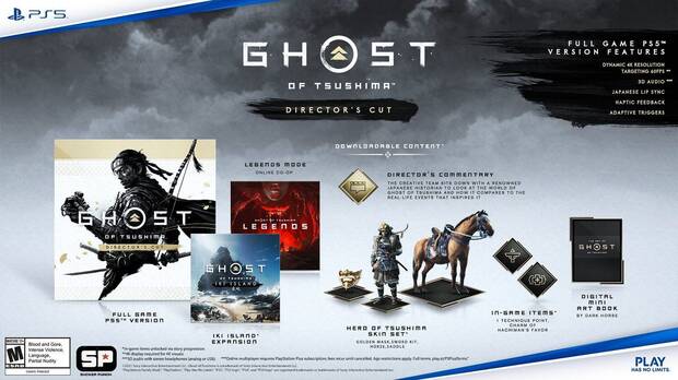 Reserva de Ghost of Tsushima Director's Cut en PS5.