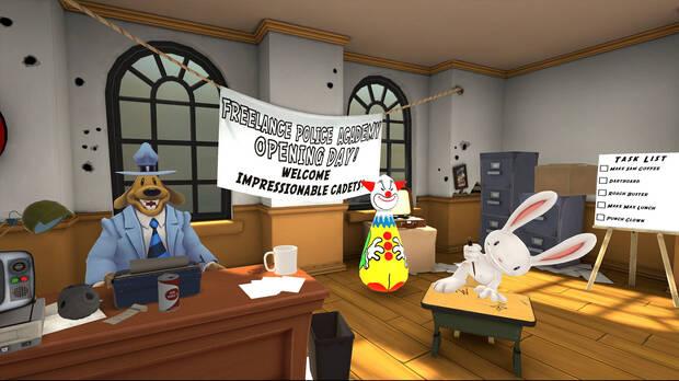 Una de nuestras primeras misiones será realizar una serie de anodinos encargos en el despacho de Sam y Max.