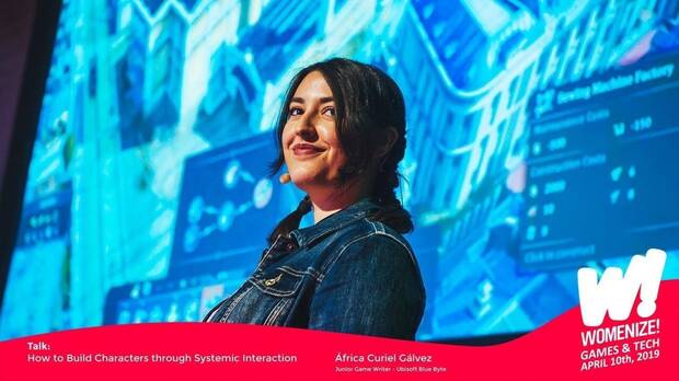 Curiel imparti� una charla para Womenize in Berlin.