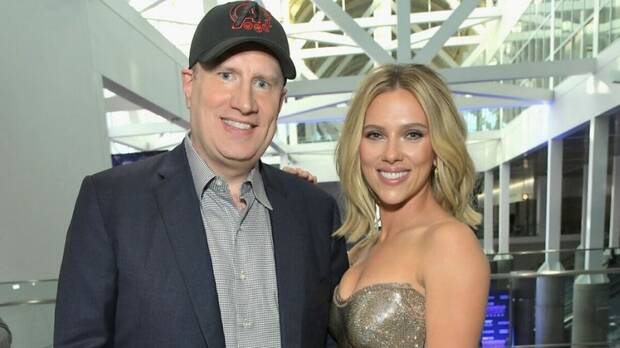 Kevin Feige y Scarlett