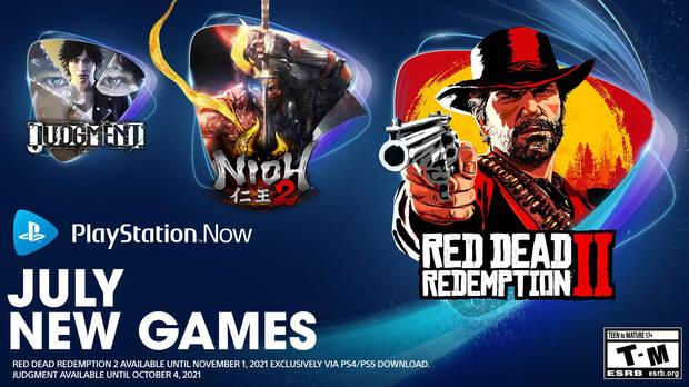 Juegos de julio en PS Now.