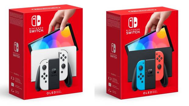 Los dos colores de la nueva Nintendo Switch OLED