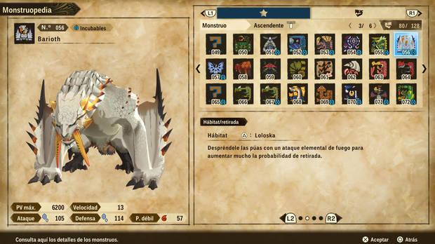 Monster Hunter Stories 2 - Condiciones de retirada de Barioth