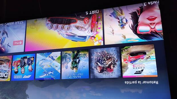 Imagen de la aplicacin de Xbox en Gaming Hub.