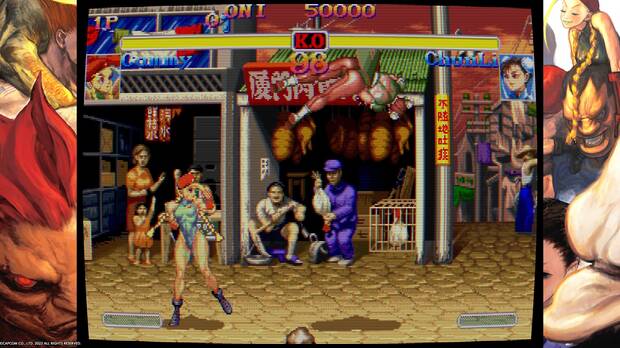 La mejor y más completa versión de 'Street Fighter II' es uno de los grandes reclamos de este recopilatorio.