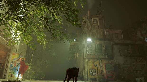 Stray - Capítulo 4 - Suburbios: Exploración de los suburbios al 100%