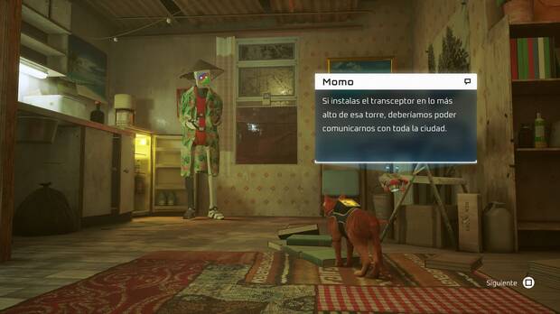 Stray - Capítulo 4 - Suburbios: Obtención del Transceptor de Momo
