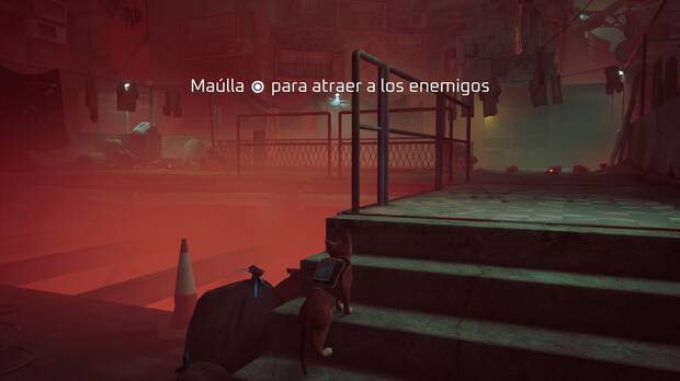 Stray - Capítulo 5 Tejados: Maullar para atraer Zurk