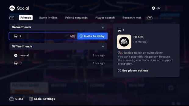 FIFA 23: EA Social