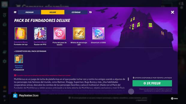 MultiVersus - Pack Fundadores Deluxe