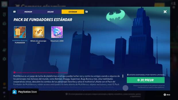 MultiVersus - Pack Fundadores Estándar