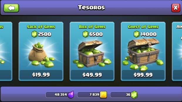 Micropagos Clash of Clans