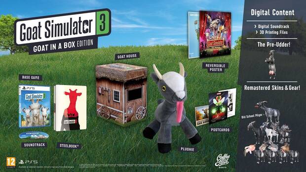 Edicin fsica coleccionista de Goat Simulator 3.