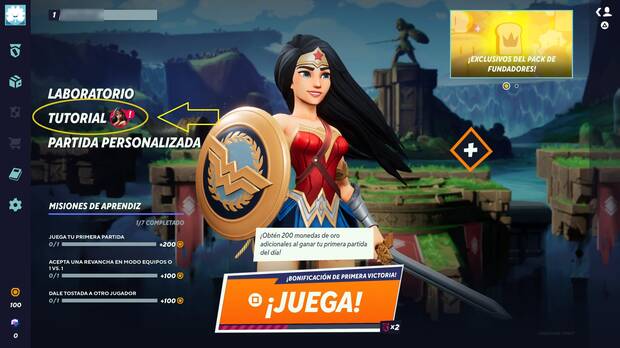 MultiVersus - Aprender a jugar con los tutoriales