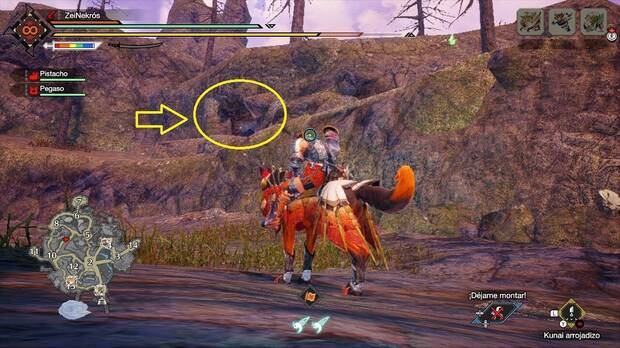 Monster Hunter Rise: Sunbreak - Zona para llegar hasta el registro de reliquia #VII del Bastión