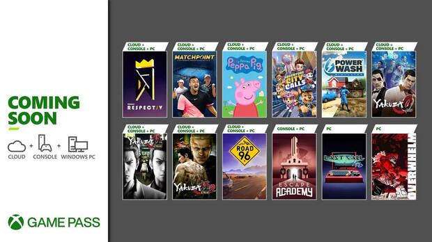 Nuevos juegos de Xbox Game Pass en la primera quincena de julio.