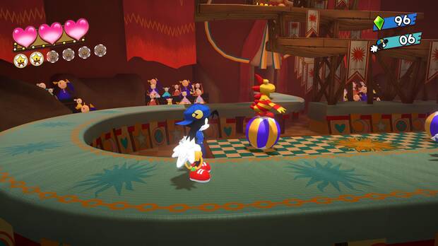 El desangelado modo cooperativo de 'Klonoa 2' que permite que un segundo jugador nos impulse de vez en cuando también está de vuelta y se ha integrado en la primera entrega.