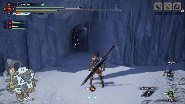 Monster Hunter Rise: Sunbreak - Localización del punto de avanzada camarada 2 de Islas heladas