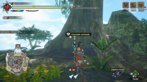 Monster Hunter Rise: Sunbreak - Localización del punto de avanzada camarada 1 de La Jungla