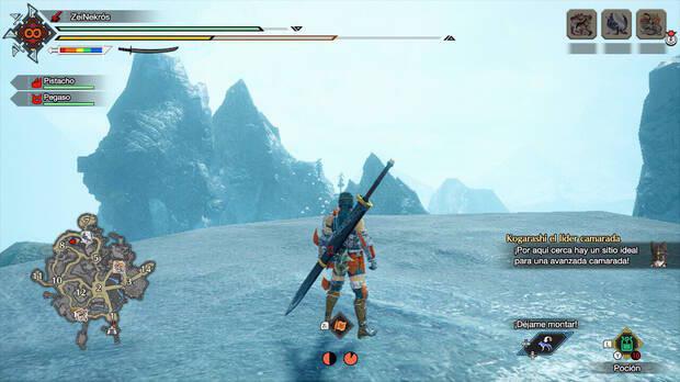 Monster Hunter Rise: Sunbreak - Localización del punto de avanzada camarada 2 de Bastión