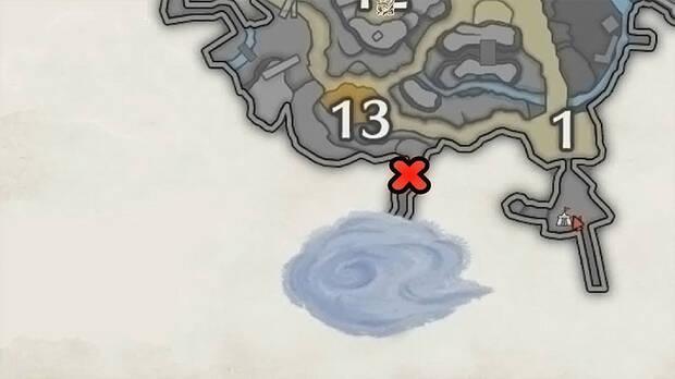 Monster Hunter Rise: Sunbreak - Zona inaccesible del mapa Bastión